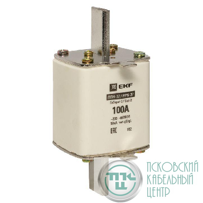 Вставка плавкая ППН-37 400/100А габарит 2 PROxima EKF fus-37/400/100