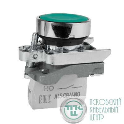 Кнопка OptiSignal D22 C4-P-310 зел. металл 1НО XB4BA31 КЭАЗ 332167