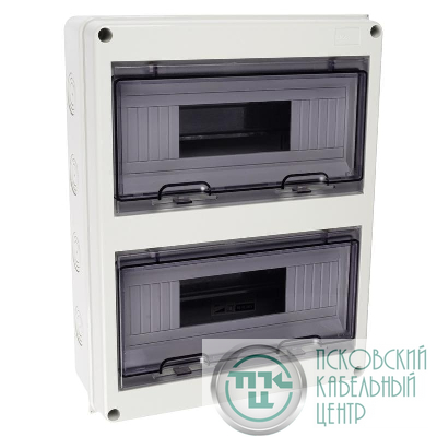 Бокс модульный накладной PDB/W 4024 GR (ЩРН-ПГ-24) IP65 пластик. Pro JazzWay 5072145