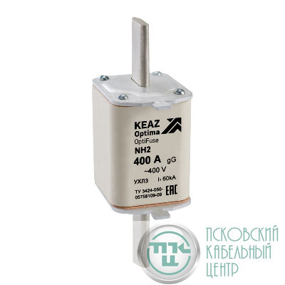 Вставка плавкая OptiFuse NH2 315 400AC 0 gG УХЛ3 КЭАЗ 144760