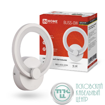 Светильник светодиодный ELEGANT BLISSAR-W 15Вт 230В 3000-6500К 1050лм STEP COLOR бел. IN HOME 4690612043159
