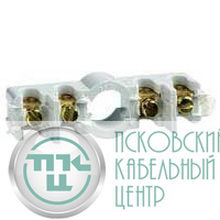 Клемма на 4 зажим. для отв. коробки Plexo Leg 031210