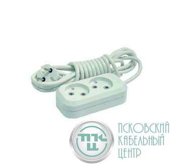 Удлинитель 2х3м без заземл. 10А IP20 Makel MGP103