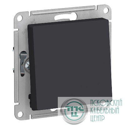 Переключатель проходной 1-кл. СП AtlasDesign 10А IP20 (сх. 6) 10AX механизм карбон SE ATN001061
