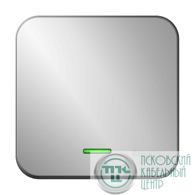 Выключатель 1-кл. ОП Blanca 10А IP20 (сх. 1) 250В с подсветкой с изолир. пластиной алюм. SE BLNVA101113