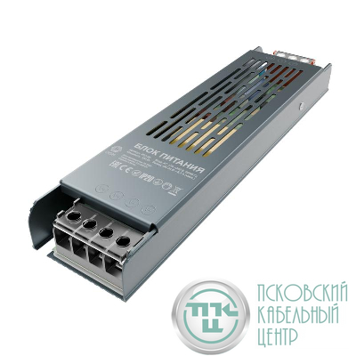 Блок питания 24В 150Вт 175-240В 6.3А IP20 205х50х24мм OGM PS3-60
