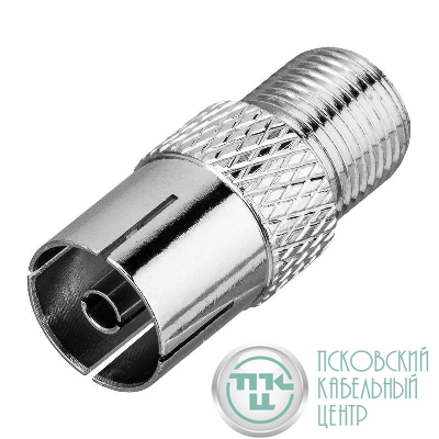 Переходник антенный гнездо F-гнездо TV блист. Rexant 06-0024-A