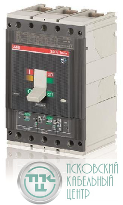 Выключатель автоматический 3п T5N 630 PR221DS-LS/I In=630 3p F F ABB 1SDA054396R1