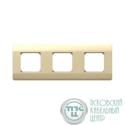 Рамка 3-м NEW3-E универс. шампань CHINT 431436