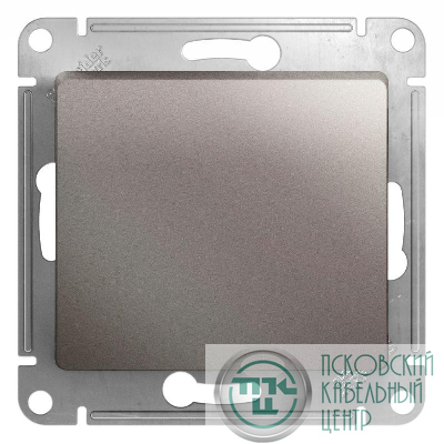 Выключатель 1-кл. СП Glossa 10А IP20 (сх. 1) 10AX механизм платина SE GSL001211