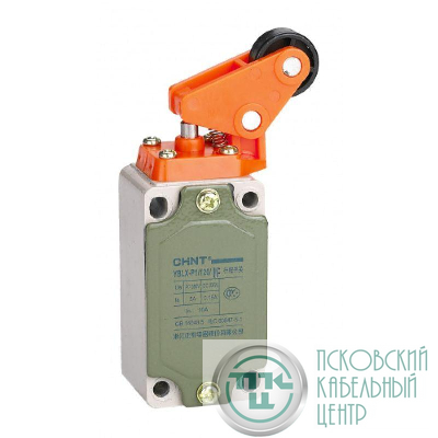 Выключатель путевой YBLX-P1/120/1F с одинарным роликом угловой рычаг (R) CHINT 437094