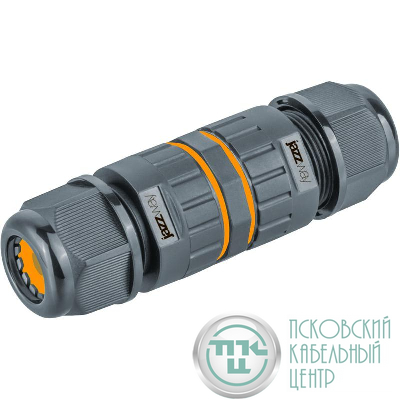 Коннектор кабельный PCC-I3-S 3х1.5 17.5А IP68 JazzWay 5053427