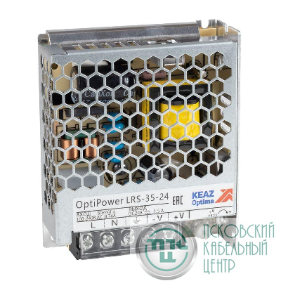 Блок питания панельный OptiPower LRS 35-24 1.5А КЭАЗ 328865