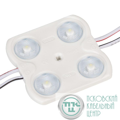 Модуль герметичный CRAFT-2835-4-12V Cool 170deg (45х43мм 1.6Вт IP65) закрытый (уп.100шт) Arlight 028891(1)