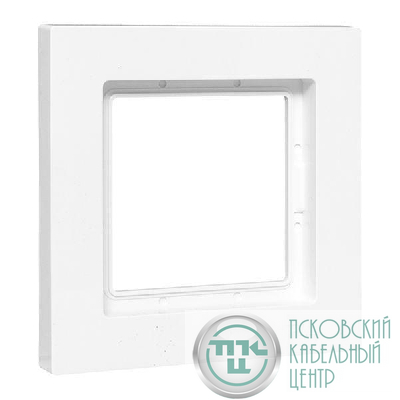 Рамка 1-м Эпика IP44 пластик бел. EKF UP1-FPW-01-44