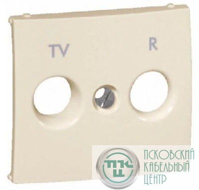 Панель лицевая TV-FM Valena для розетки сл. кость IEK 774342