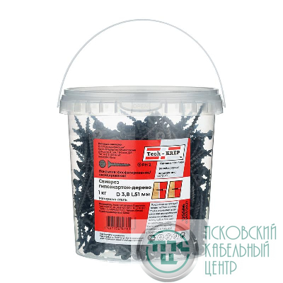 Саморез ШСГД 3.8х51 (уп.1кг) Tech-Krep/Zitar 125586