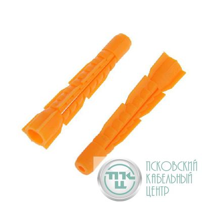 Дюбель универсальный 8х52 без бортика (уп.500шт) Tech-KREP 133373