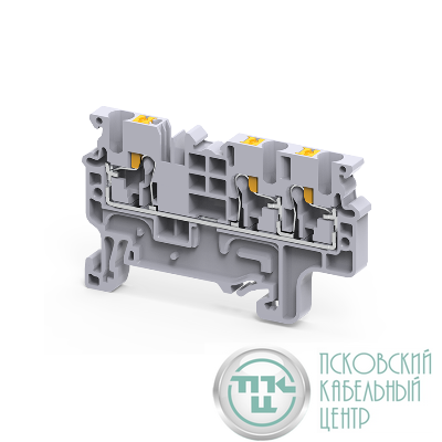 Клемма с 3-мя контактами push-in OptiClip СP-2.5-TRIPLET-I сер. КЭАЗ 331844