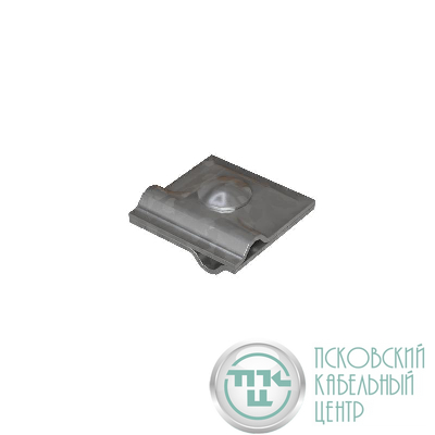 Соединитель универсальный 2US-D5-10 AURAFORT ZN для прутка d5-10мм с 2 пластинами 50х50мм сталь КМ MA0276