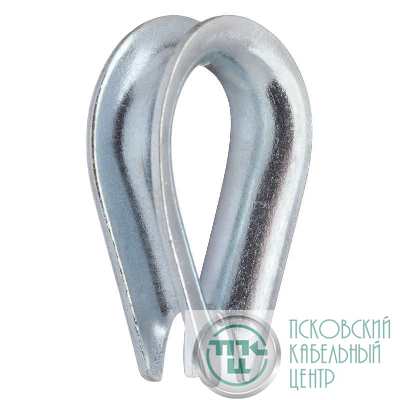 Коуш для канатов М10 DIN 6899 ZN Партнер 18766