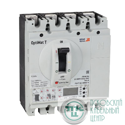 Выключатель автоматический для защиты двигателя OptiMat T250L ETE-M 100A 3P КЭАЗ 355933