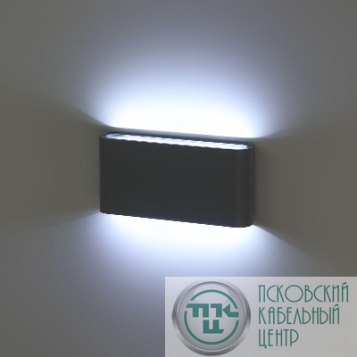 Светильник светодиодный WL41 GR 10Вт 3500К для интерьера/фасадов IP54 сер. Эра Б0054418