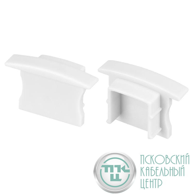 Заглушка LINE-2315-F глухая WHITE пластик (комплект) Arlight 044267