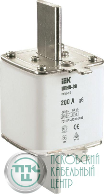 Вставка плавкая ППНИ-39 200А габарит 3 IEK DPP50-200
