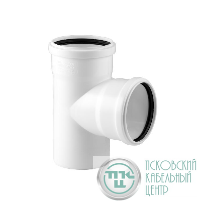 Тройник ELITE МК МПП 50/50х87 бел. RTP 24556