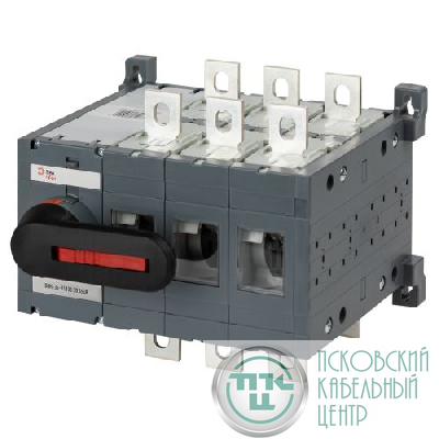 Выключатель-разъединитель ВНК-35-71130 PRO mvr30-3-160E 3П 160А на 2 направления с фронтальной рукояткой управления Эра Б0054015