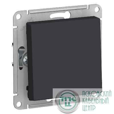 Выключатель 1-кл. СП AtlasDesign 10А IP20 (сх. 1) 10AX механизм карбон SE ATN001011