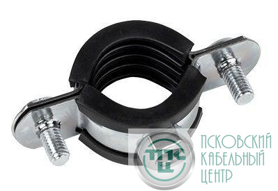 Хомут стальной 3/4дюйма (25-29мм) с уплотнителем EKF hsu1034