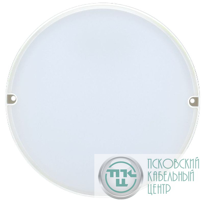 Светильник светодиодный ДПО 2013Д 12Вт 4000К IP54 дежурный круг с АК бел. IEK LDPO3-2013D-12-4000-K01
