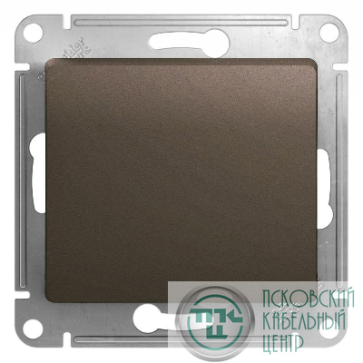 Переключатель проходной 1-кл. СП Glossa 10А IP20 (сх. 6) 10AX механизм шоколад. SE GSL000861