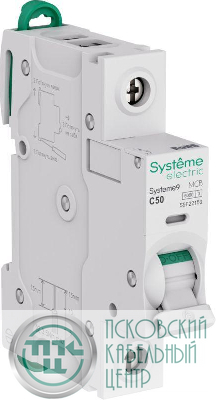 Выключатель автоматический 1п C 50А 6кА Systeme9 230В SE S9F22150