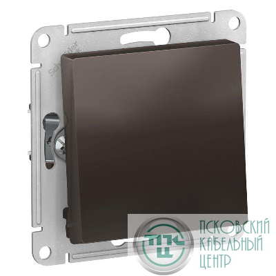 Переключатель проходной 1-кл. СП AtlasDesign 10А IP20 (сх. 6) 10AX механизм мокко SE ATN000661