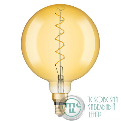 Лампа светодиодная филаментная 1906LED BGLB 5W/820 230VSFIL E27 4X1 OSRAM 4058075092013