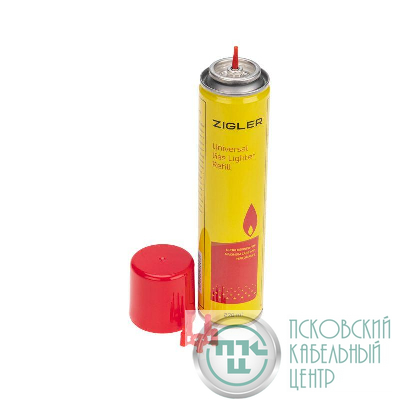 Газ для зажигалок металлический баллон 270мл (5 переходников) 09-1406