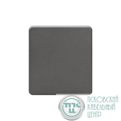 Выключатель 1-кл. СП ROUND MIELE 10А титан Kranz KR-78-0705-2