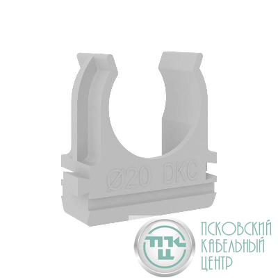 Держатель для труб (клипса) d20мм с защелкой DKC 51020