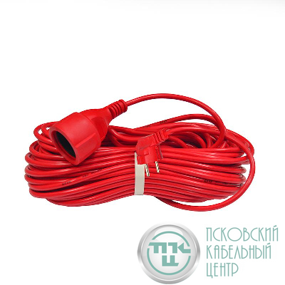 Удлинитель-шнур 1х30м с заземл. 10А IP20 2.2кВт ПВС 3х1 DOMTOK 2494