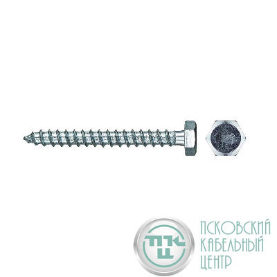 Болт сантехнический 6х50 DIN 571 оцинк. (уп.4шт) Tech-Krep/Zitar 102581