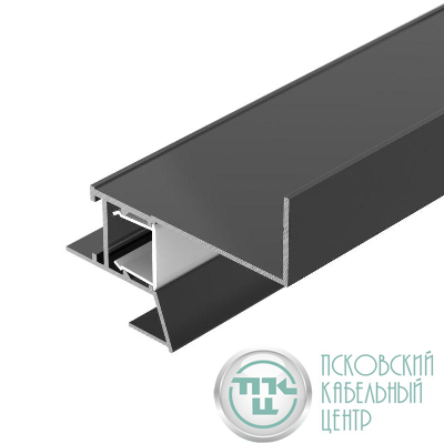 Профиль CEIL-S18-SHADOW-SIDE-3000 BLACK L3000 алюм. Arlight 047639