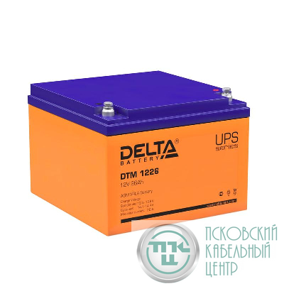 Аккумулятор UPS 12В 26А.ч DTM 1226 Delta 4614010050013