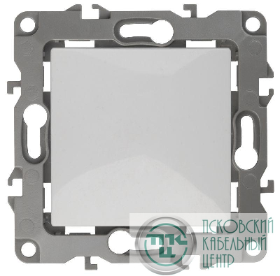 Механизм переключателя 1-кл. СП Эра12 10А IP20 12-1103-01 250В 10AX бел. Эра Б0014639