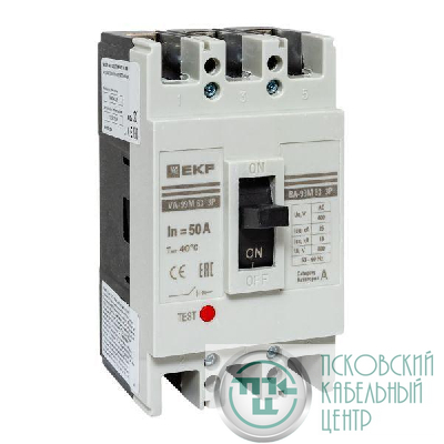 Выключатель автоматический 3п 63/50А 25кА ВА-99М PROxima EKF mccb99-63-50m