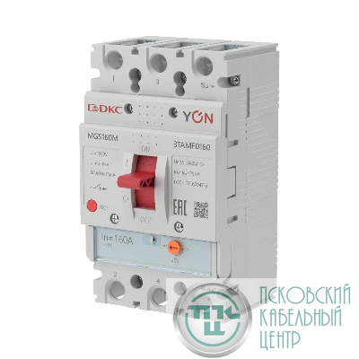 Выключатель автоматический MGS160 3P 128-160A 25kA YON MGS160M-3TAMF0160