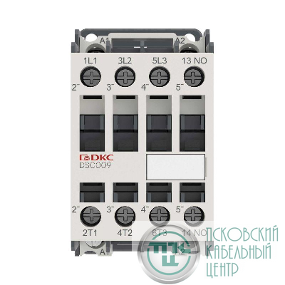 Контактор магнитный YON DSC009 9A 4кВт AC3 3P кат.220В AC 1НО YON DSC009-3C10A230