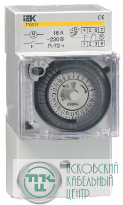 Таймер аналоговый ТЭМ-181 16А 230В на DIN-рейку KARAT IEK MTA20-16